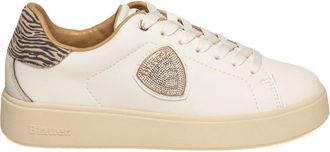 Blauer Victory Sneaker - Dames - Schoenen - Beige - Maat: 38 EU Zijde