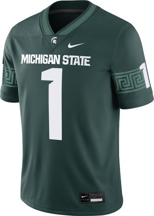 Nike Michigan State Spartans Nike Mens Dri-FIT College Game Jersey in Green | CLEVGRJNC2FMSU-MSU