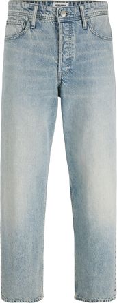 Jack & Jones Loose-fit-Jeans JACK & JONES JJIEDDIE JJORIGINAL, Herren, Gr. 30, L&auml;nge 34, blau denim, Denim/Jeans, Obermaterial: 100% Baumwolle, Abriebeffekte, loos