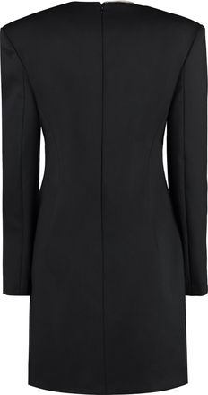 Genny Womens Wool-blend Dress - Black - Size EU 36 (Womens)