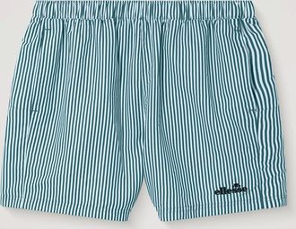 Ellesse Mens Sylbio Swim Short - White/Dark Green - White Dark Green - Size: 29/28/32