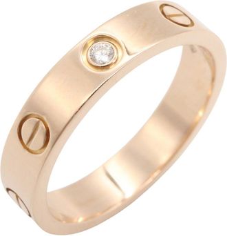 Cartier Gold Clear Pink Gold (18K) Band Ring (Pre-Owned)