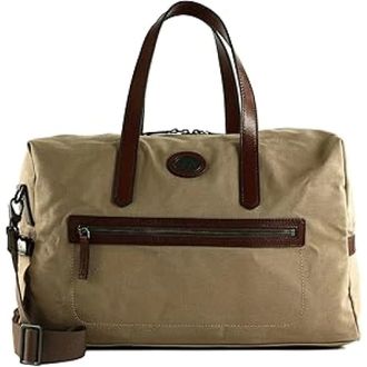 The Bridge Weekend Bags, unisex, Beige, Size: ONE SIZE Modern Travel Bag in Canvas