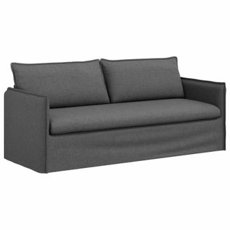 vidaXL Sof&aacute; Gris Oscuro 196 X 82 X 85 Cm Tela Vidaxl