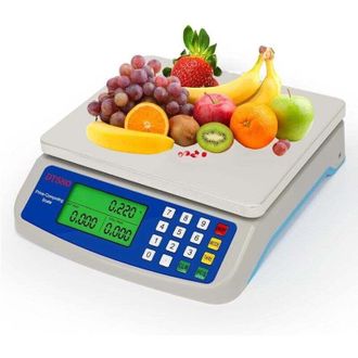 OEM Balanza De Cocina Electr&oacute;nica Crezuo De 30 Kg, Balanza Digital Para Alimentos Con Pantalla Lcd (incluye Adaptador De Corriente De 6 V) (tama&ntilde;o: 30 Kg/