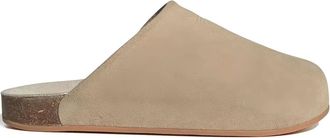 adidas Adimule suede flat mules - women - Fabric/Suede/Rubber/Suede - 5 - Neutrals