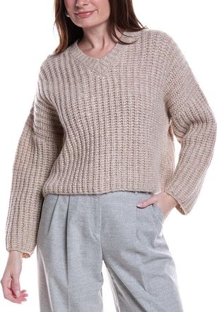 PESERICO Alpaca & Wool-Blend Cropped Sweater