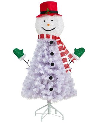 Nearly Natural 4ft. Snowman Artificial Christmas Tree With 234 Bendable Branches