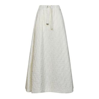 Herno Falda Laminar en R-Nylon Acolchado - Skirts - Mujer - Blanco - L