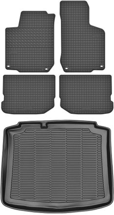 OEM Juego De Alfombrillas De Goma Para Coche Y Alfombrilla Para Maletero Para Volkswagen Golf Iv Hatchback (1997-2003)