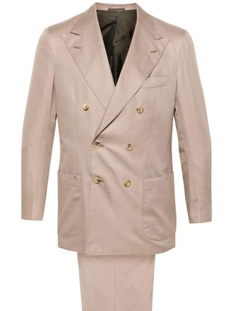 Kiton Completo doppiopetto Anzug - Toni neutri