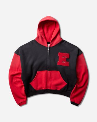 ERL Varsity Hoodie Black / Red