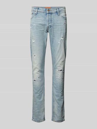 Jack & Jones Jack & Jones Slim Fit Jeans im 5-Pocket-Design Modell GLENN in Hellblau, Größe 27/32