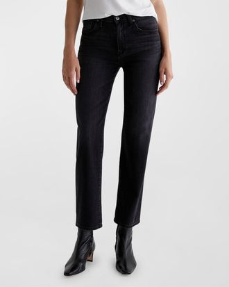 AG - Adriano Goldschmied Brinley Mid-Rise Straight Jeans