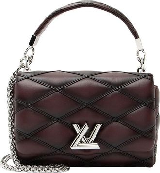 Louis Vuitton Red Lambskin GO-14 PM (Authentic Pre-Loved)