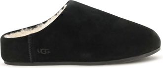 UGG Womens Slip-On Mules Elea Black Suede Upper: Mutton Sandal