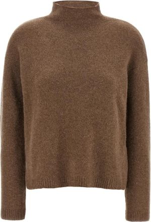 Max Mara Orlaya Sweater - Dames - Cashmere truien - Bruin - L - Kasjmier - Truien & Vesten