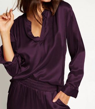 Nation Ltd Ella Henley Top In Fig Jam