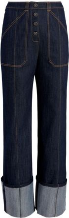 Cinq à Sept Benji high-rise flared jeans - women - Polyester/Cotton/Elastane - 10 - Blue