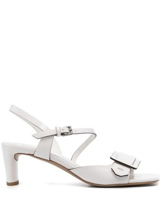Del Carlo 55mm Moore lakleren sandalen - Wit
