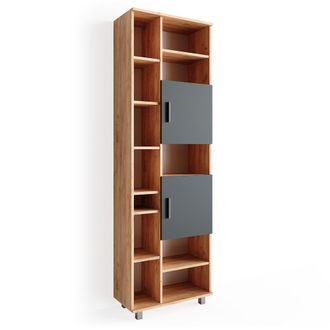 Vicco Armario De Ba&ntilde;o Ilias, Roble Dorado, 60 X 190 Cm