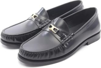 Celine 2020s Luco Triomphe leather loafers - Black