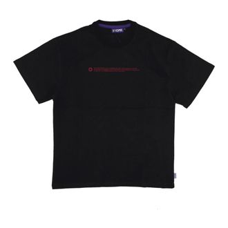 Octopus T-Shirts, male, Black, Size: S Black Logo Tee Short Sleeve Cotton