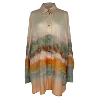 Zimmermann Daylight Relaxed Shirt in Multicolor Silk