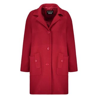 Moschino Wool blend coat - female - Boutique Moschino - Single-Breasted Coats - Red - XS - Coats