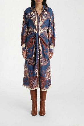 Farm Rio Abito chemisier in viscosa stampata Farm Rio