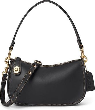 Coach The Coach Originals Glovetanned Leather Swinger Womens Handbags Black