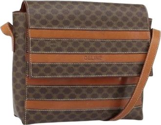 Celine Pre-owned Cross Body Bags, female, Brown, Size: ONE SIZE Pre-owned Plastic Crossbody Bag