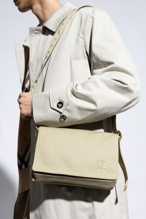 Burberry Trench Shoulder Bag, Mens, Green
