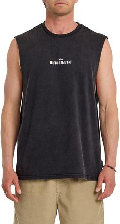 Quiksilver Dark Torch Sleeveless Cotton Graphic T-Shirt in Phantom at Nordstrom, Size Xx-Large