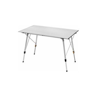 Woltu 4FT Folding Camping Table Aluminium Picnic Portable Adjustable Party BBQ. Silver