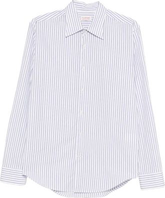 Fursac Camicia a righe a maniche lunghe - Bianco