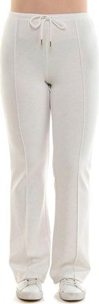 Nanette Lepore Play Front Seam Scuba Knit Flare Pants in Oatmeal Heather at Nordstrom Rack, Size X-Large