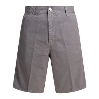 Carhartt Work in Progress Single Knee Short - Heren - Korte broeken - Grijs - Maat: W34 Katoen
