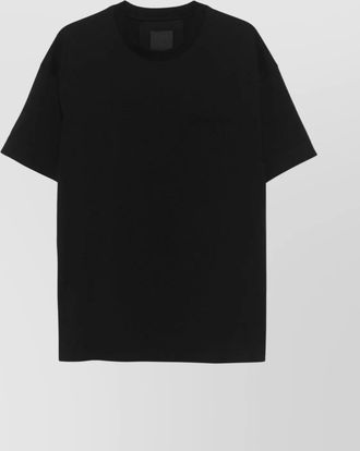 Givenchy cotton jersey embossed logo short-sleeve t-shirt