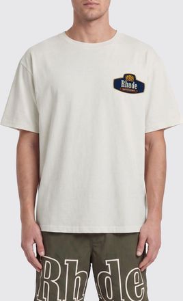 Rhude T-shirt in cotone con logo Rhude