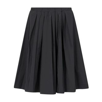 Roberto Collina Rokken, Dames, Zwart, XL, Midi Rokken