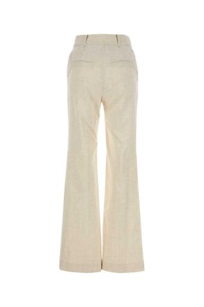 C & M Camilla and Marc Womens Sand Polyester Floris Pant Ivorymarle Exterior: Pantaloni