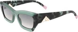 Missoni Womens 53 mm Green Sunglasses