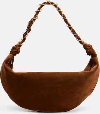 Saint Laurent Borsa a spalla Amalia in suede