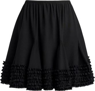 12 Storeez tiered ruffle skirt - Black