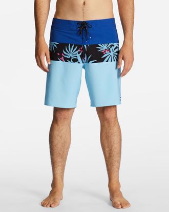 Billabong Boardshorts BILLABONG Tribong Pro, Herren, Gr. 28(XS), blau (coastal), 90% Polyester, 10% Elasthan, Hosen Boardshorts