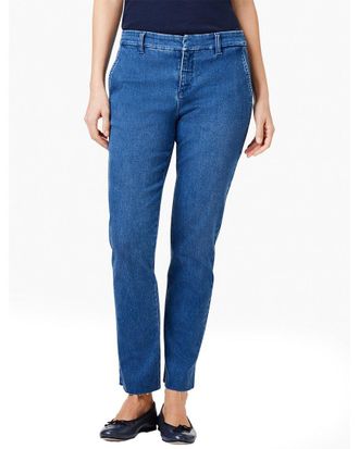 Nic+Zoe Nic+Zoe Straight Leg Ankle Denim Trouser