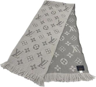 Louis Vuitton Pre-owned Stole - Dames - Vintage Accessoires - Grijs - ONE Size - Wol - Vintage