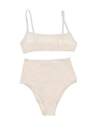 Lido Bikini / Straight Neckline Top / High Waist Bottom