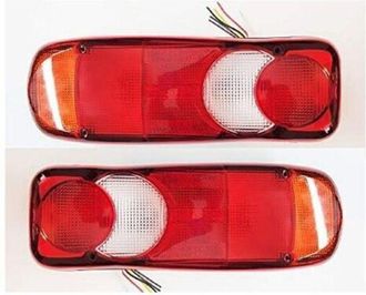 OEM Luces Traseras Universales Para Cami&oacute;n, Remolque Y Tractor - Juego De 2 Bombillas De 12v/24v, F&aacute;cil Instalaci&oacute;n, Homologaci&oacute;n Ece R7 - Ulisem